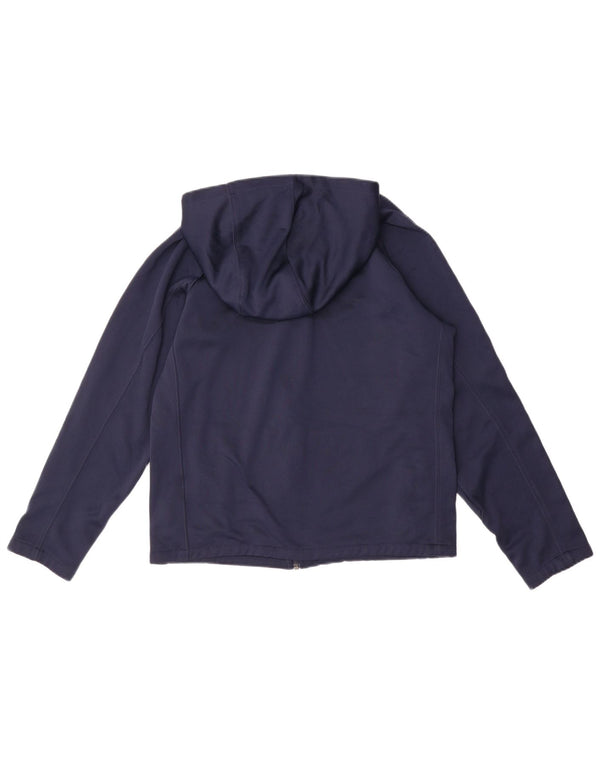 Nike Sudadera con capucha y cremallera para niños 13-14 años XL Azul marino Poliéster