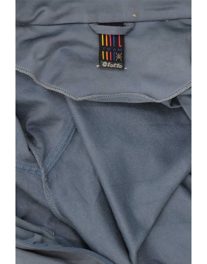 Lotto Hombre Chaqueta De Chándal Con Gráfico Grande Azul Colorblock