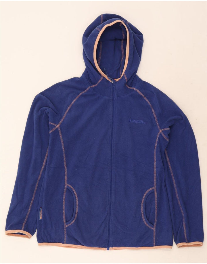 Chaqueta polar con capucha para mujer Mountain Warehouse UK 44 Poliéster azul grande