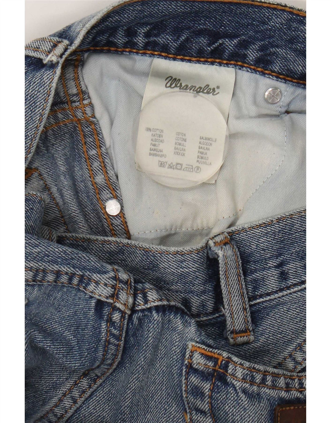 Wrangler Vaqueros Rectos Texas Para Hombre W36 L30 Algodón Azul