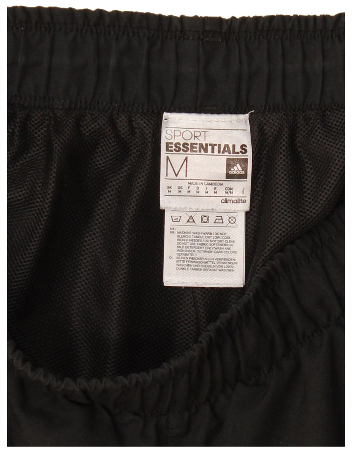 Pantalones cortos deportivos ADIDAS Climalite para hombre Poliéster negro mediano