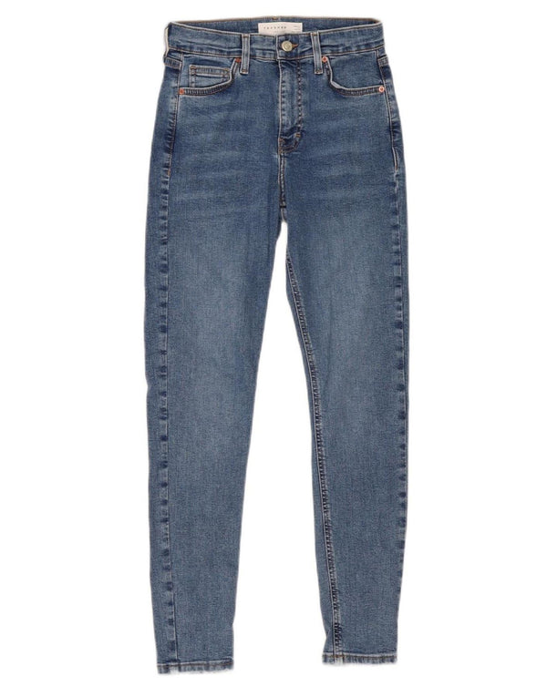 Vaqueros ajustados Jamie para mujer de Topshop W26 L27 Algodón azul