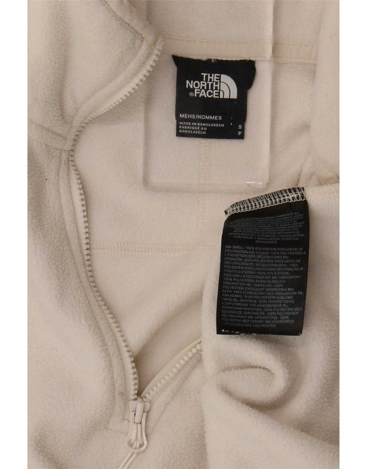 The North Face Jersey De Forro Polar Con Cremallera Para Hombre Pequeño Poliéster Beige