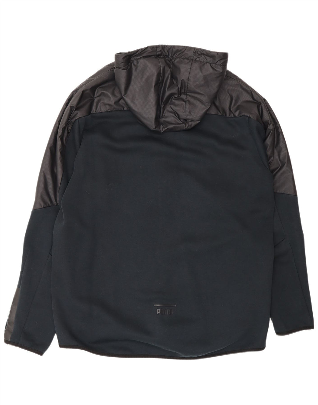 Puma Chaqueta de chándal con capucha para hombre, talla grande, color negro