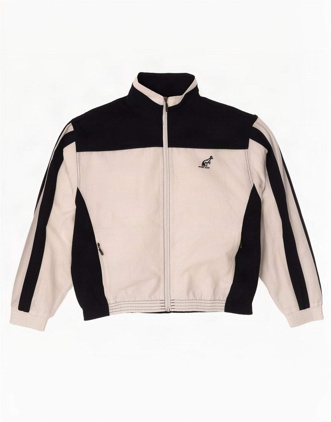 AUSTRALIAN L'ALPINA Chaqueta superior de chándal para hombre Bloque de color blanco medio