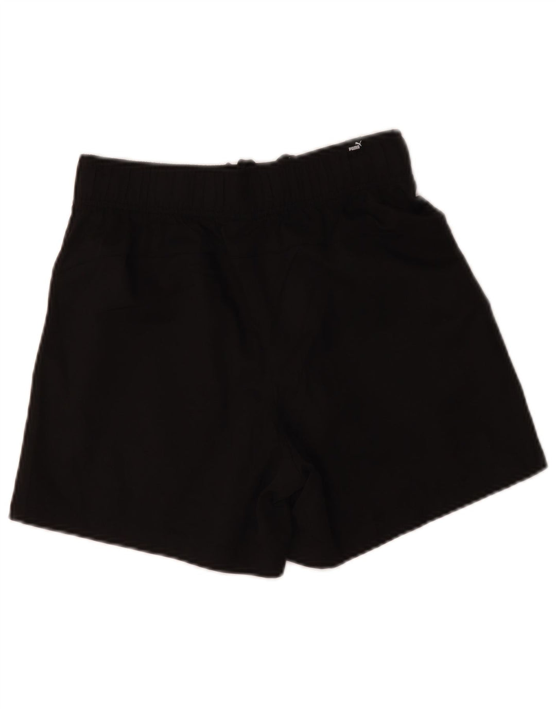 Puma Mens Graphic Sport Shorts Pequeño Poliéster Negro