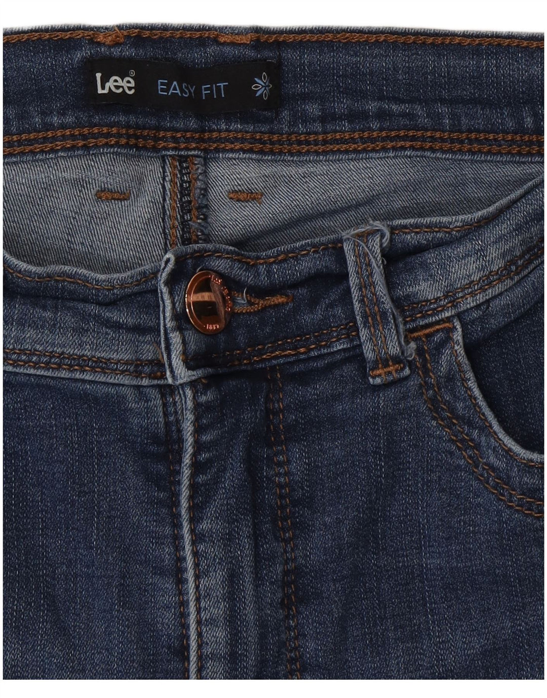 Lee Capri Jeans para Mujer US 10 Grande W30 L23 Algodón Azul