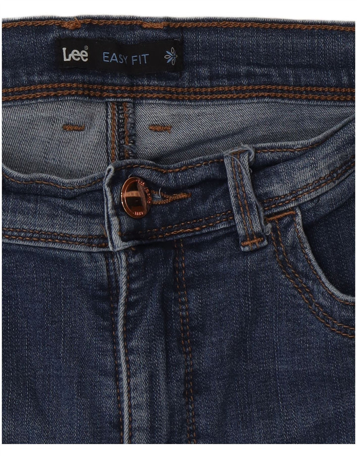 Lee Capri Jeans para Mujer US 10 Grande W30 L23 Algodón Azul