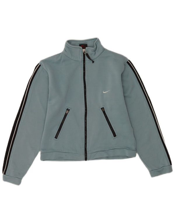 Nike - Chaqueta de chándal para mujer, talla 0/2, nailon azul