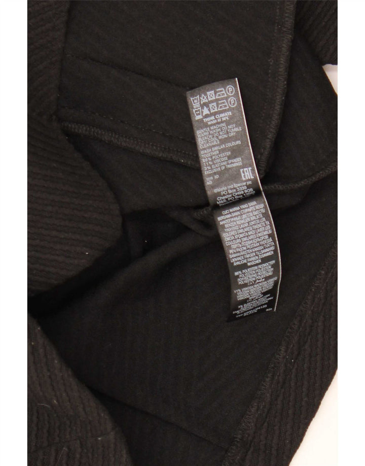 Marks & Spencer Chaqueta tipo blazer corta con cremallera completa para mujer Reino Unido 44 Mediano Negro