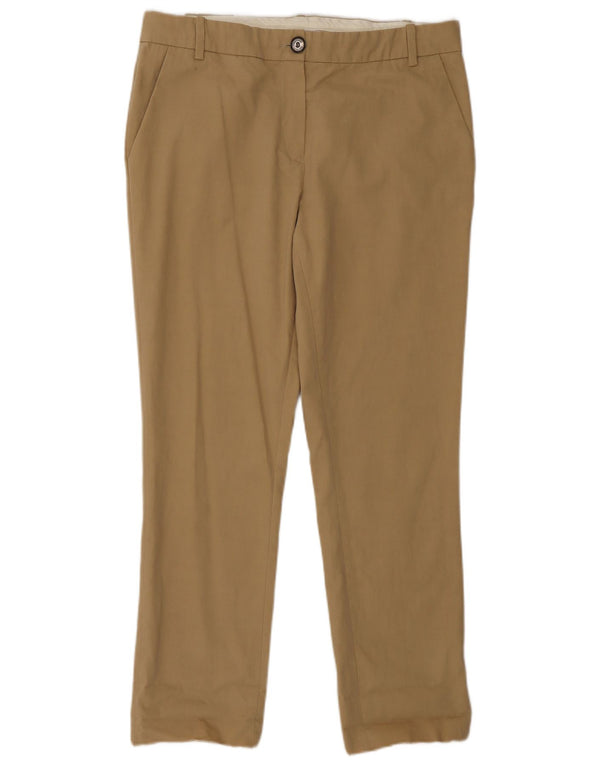 Lacoste Pantalón chino recto para mujer Talla 40 Mediano W30 L28 Algodón beige
