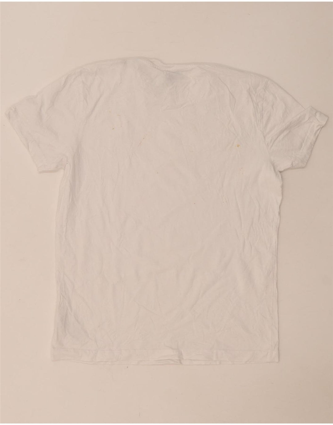 Diesel Hombre Camiseta Top Grande Algodón Blanco