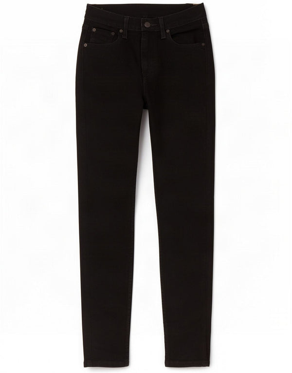 Levi's Mens 519 Hi-ball Super Skinny Jeans W30 L28 Algodón negro