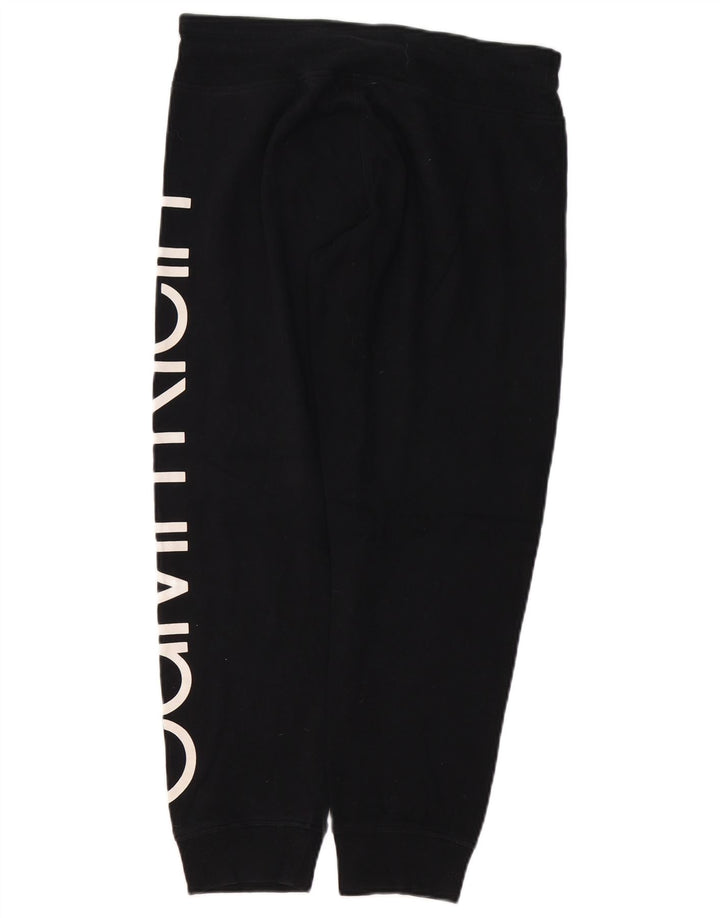 CALVIN KLEIN Pantalones de chándal gráficos para mujer Joggers UK 44 Mediano Negro