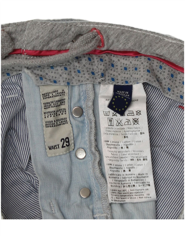 Shorts vaqueros para hombre Gas W29 Algodón azul medio