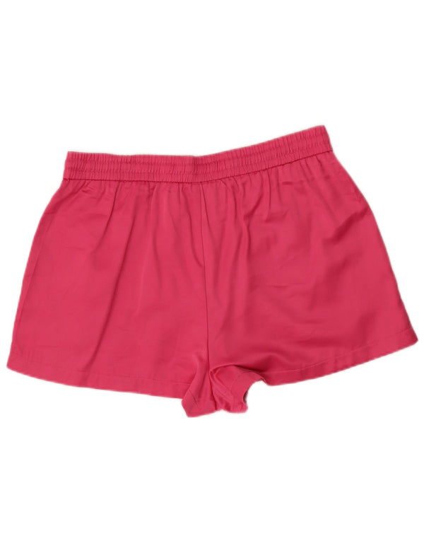Zara Mujer Shorts Sport Large W30 Viscosa Rosa