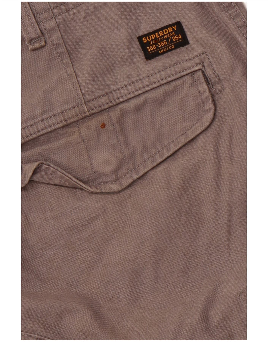 SUPERDRY Shorts cargo para hombre W36 Algodón gris grande