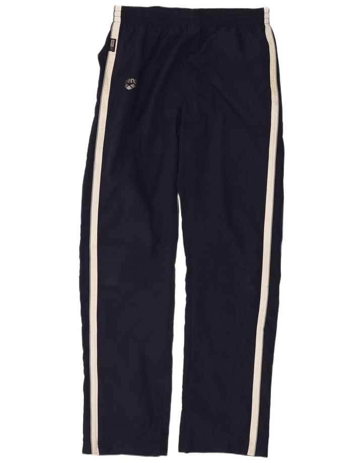 Arena Pantalón De Chándal Para Hombre Poliéster Color Block Azul Marino Medio