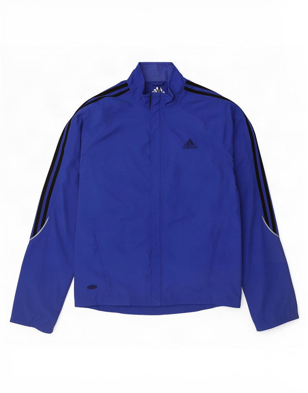 Adidas Hombre Chándal Top Chaqueta Azul Medio