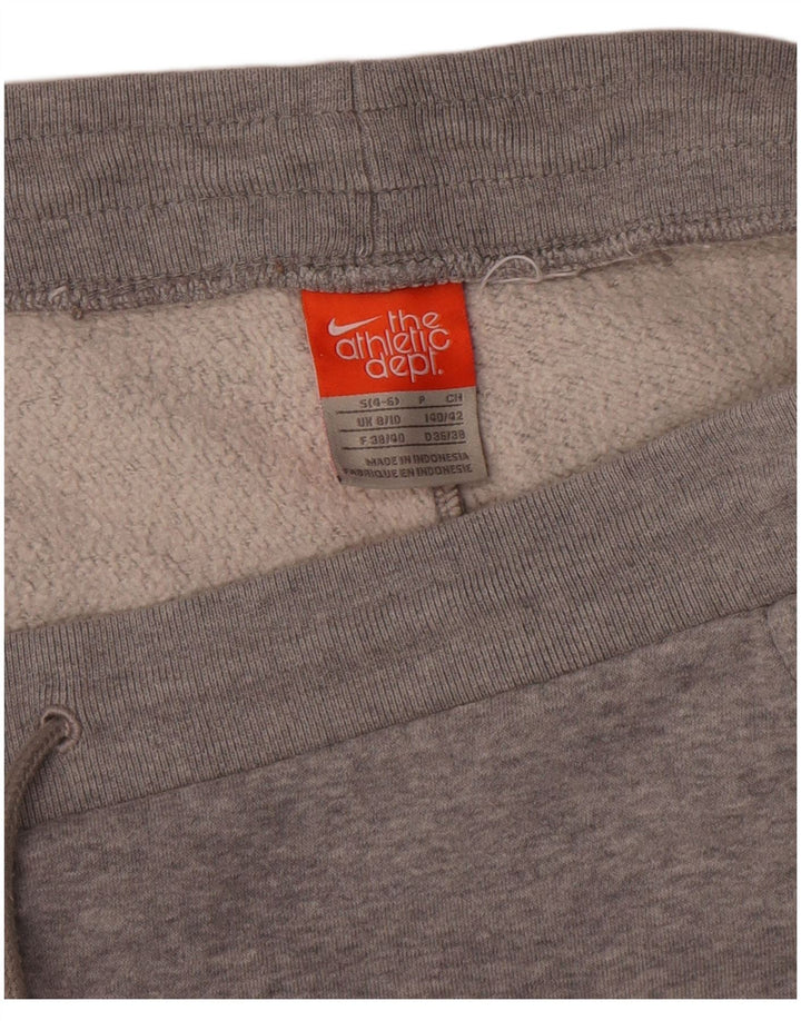 Nike - Pantalones de chándal para mujer, talla 8/10, talla pequeña, color gris moteado