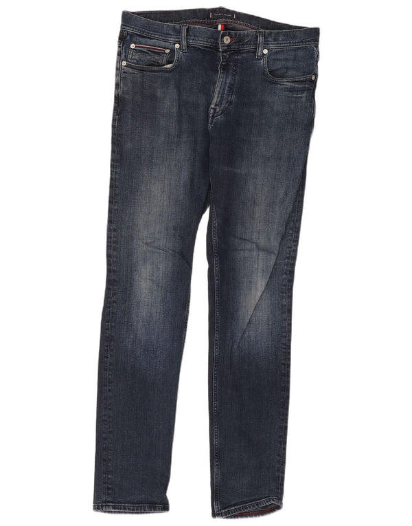 Tommy Hilfiger Vaqueros rectos Denton para hombre W34 L34 Algodón azul marino
