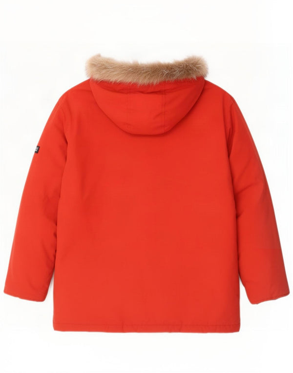 Woolrich Chaqueta acolchada con capucha para niño 11-12 años Nylon rojo