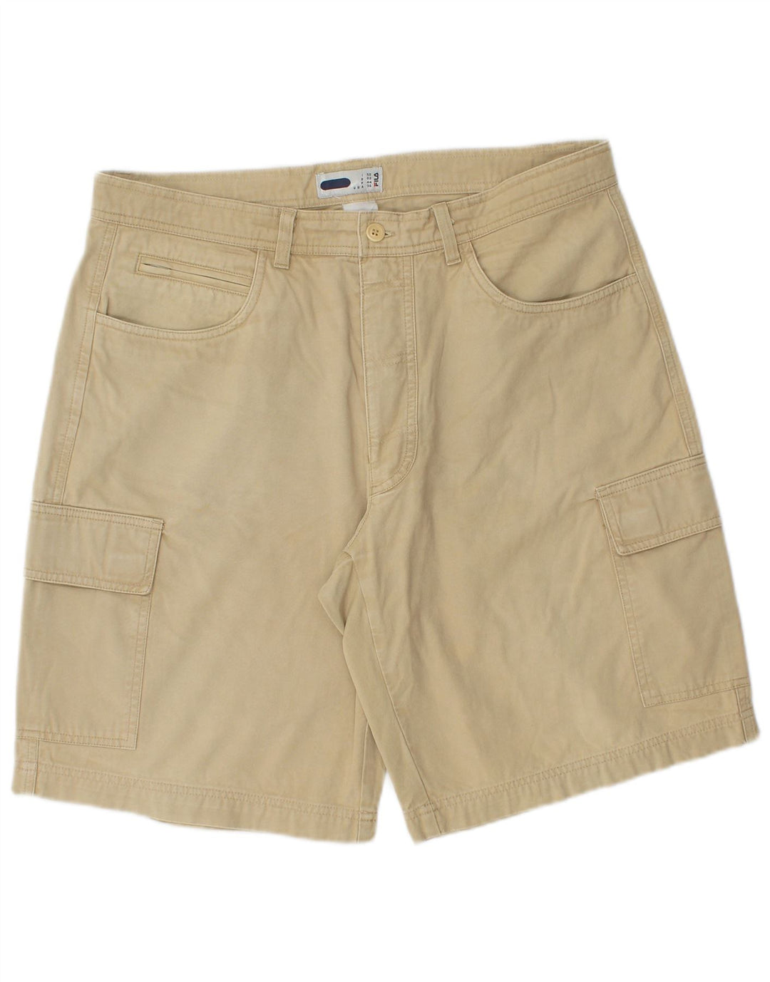 Fila Pantalones cortos cargo para hombre IT 54 XL W36 Caqui