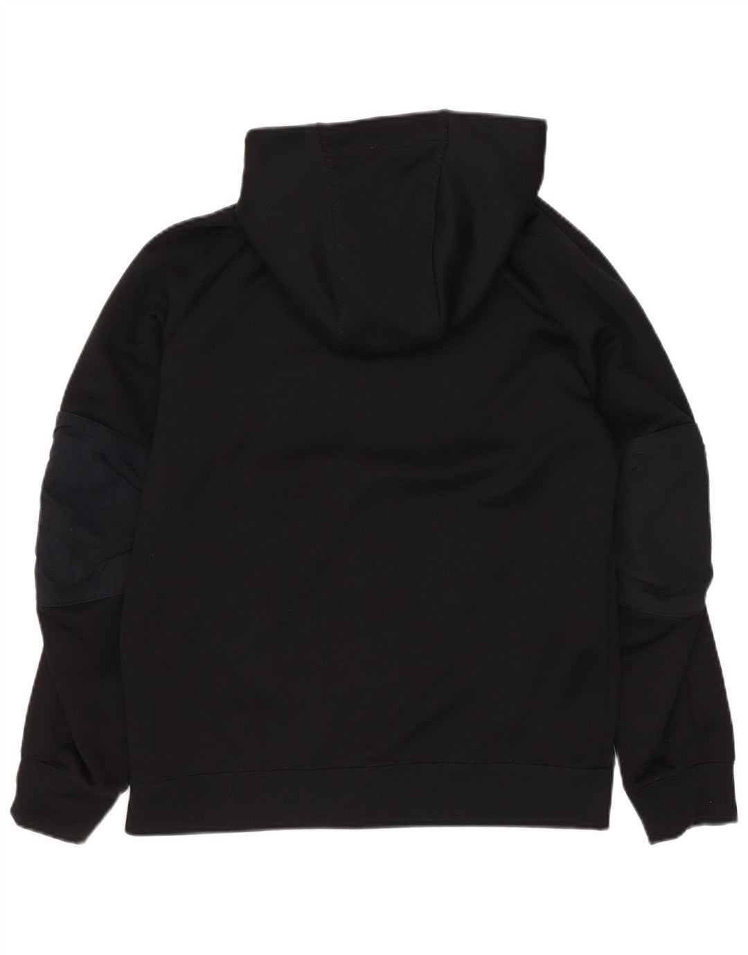 Nike Sudadera con capucha y cremallera para niños 10-11 años Mediana Negro Poliéster