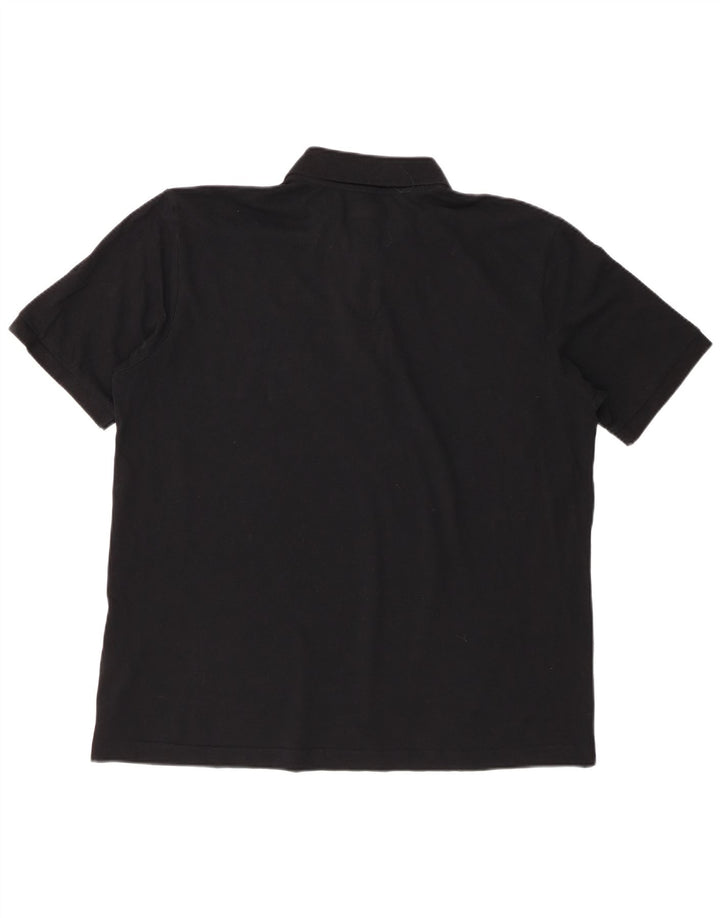 KAPPA Mens Polo Shirt XL Black Cotton