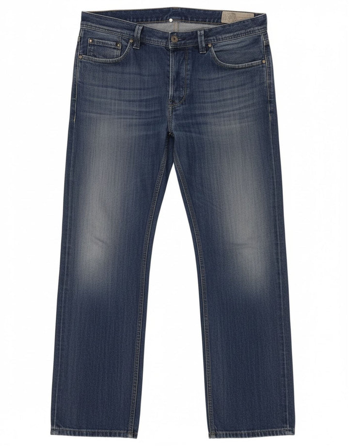 Diesel Vaqueros Rectos Hombre W34 L32 Algodón Azul