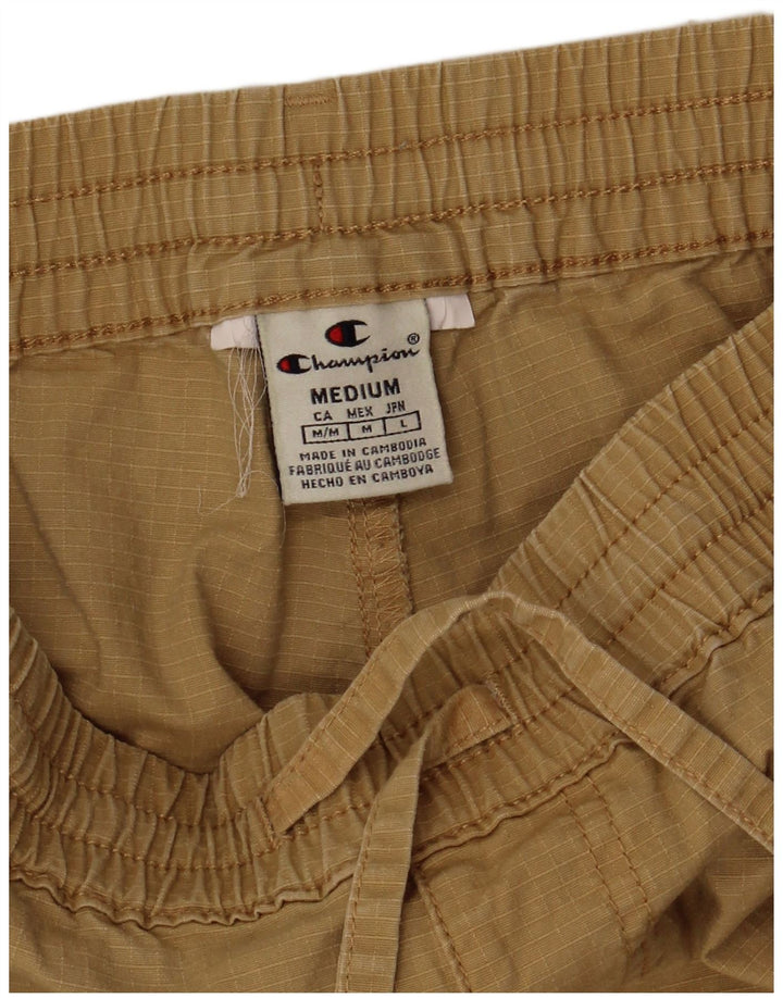 Champion Hombre Joggers Cargo Pantalones Medianos W32 L28 Beige