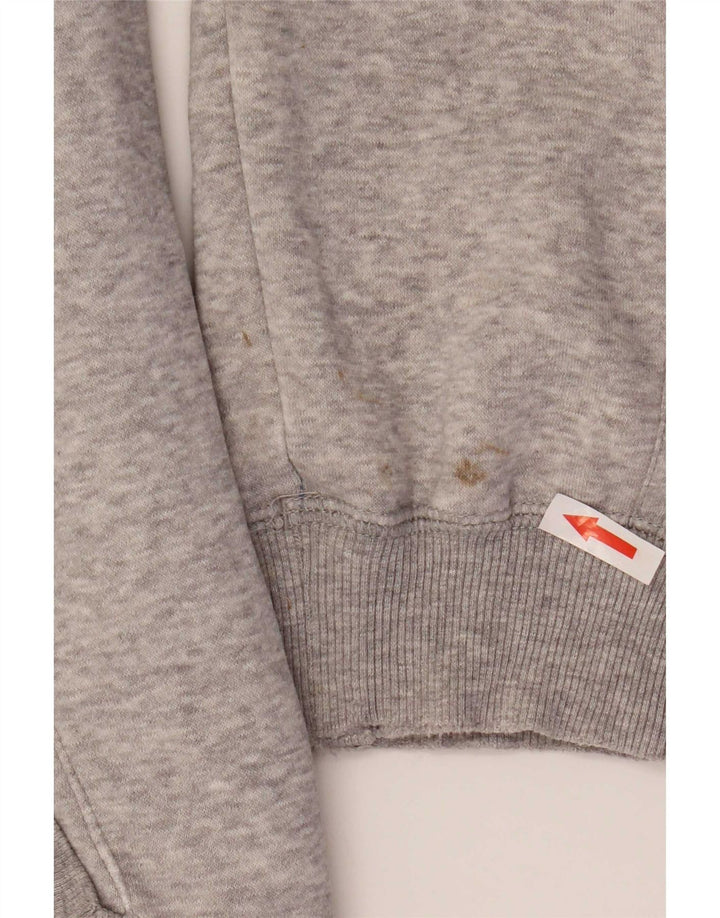 Adidas - Chaqueta de chándal para hombre, talla XL, algodón moteado gris