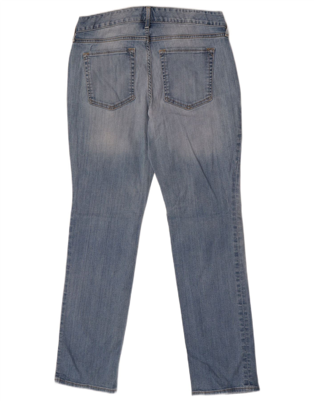 Eddie Bauer Jeans rectos con curvas para mujer US 6 Medium W28 L29 Algodón azul