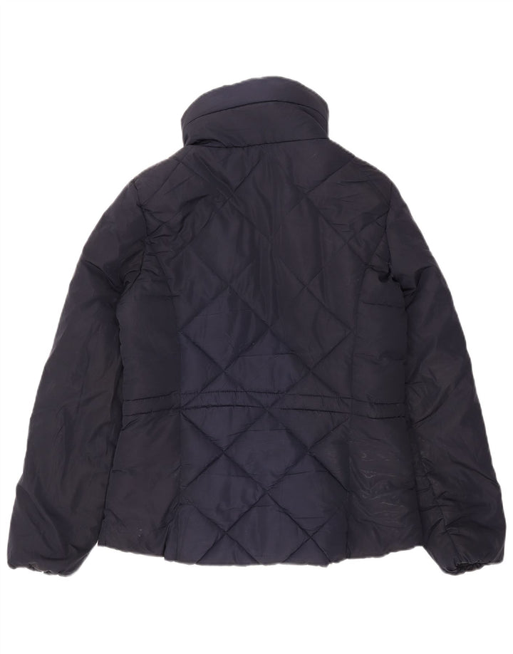 Marks & Spencer Chaqueta acolchada acolchada para mujer UK 10 Small Azul marino