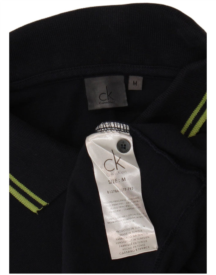 CALVIN KLEIN Polo para hombre de algodón azul marino mediano