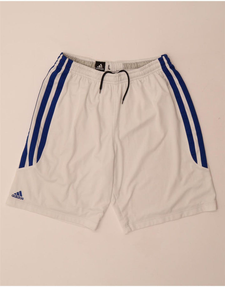 ADIDAS Pantalones cortos deportivos Climalite para mujer UK 18 XL Algodón blanco