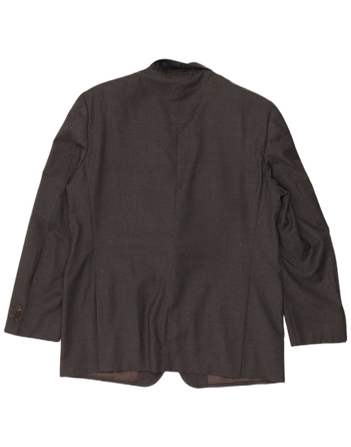 Chaqueta tipo blazer de 2 botones para hombre de Tasmania IT 52 XL Lana gris