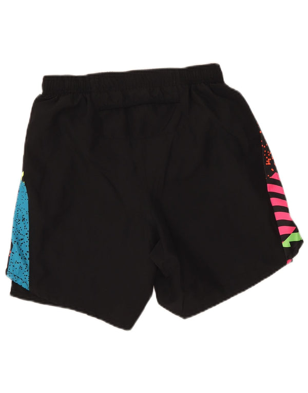 Nike Dri Fit Graphic - Pantalones cortos deportivos para mujer, talla pequeña, color negro