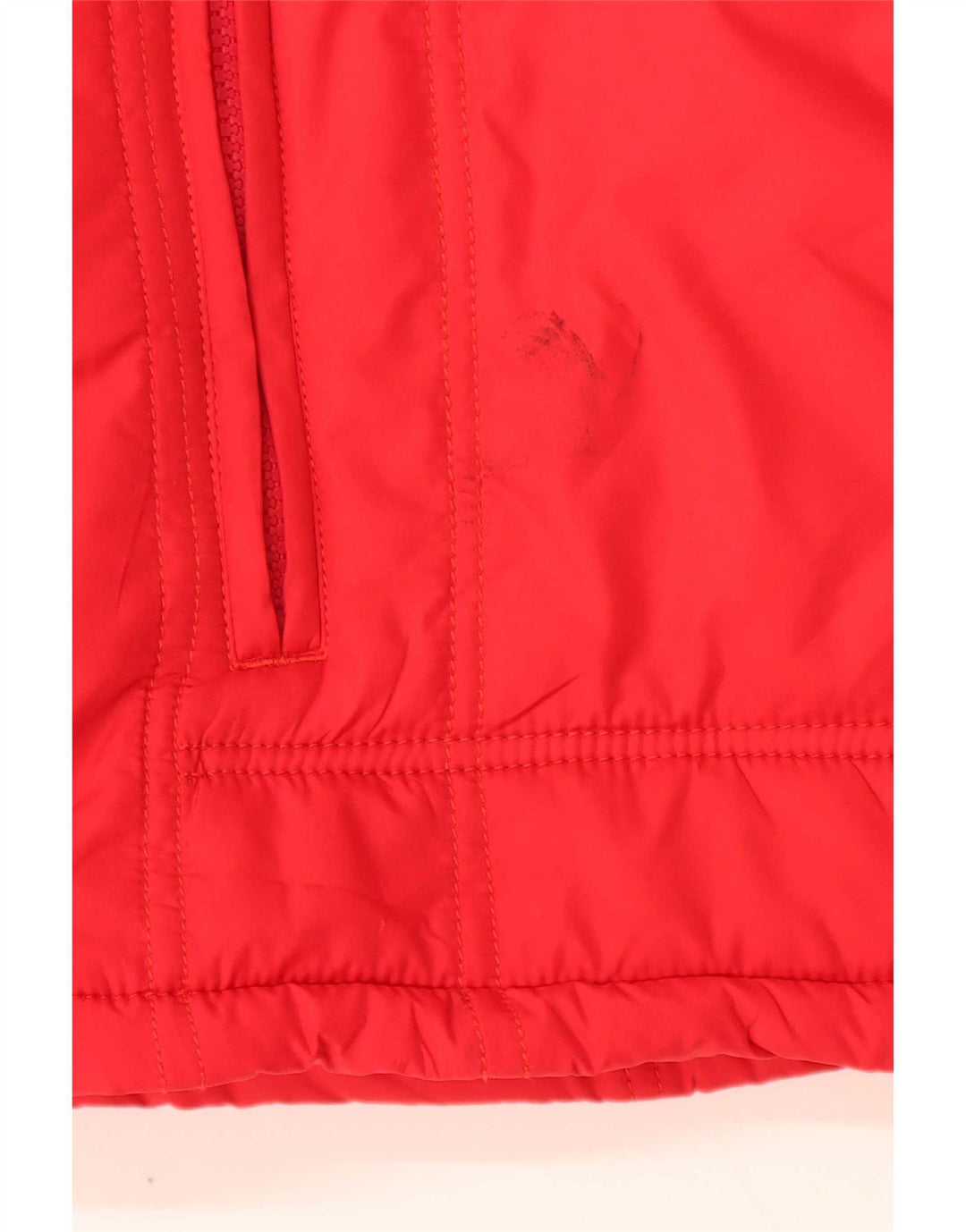 Sergio Tacchini Chaqueta acolchada con capucha para hombre UK 38 Mediano Rojo Poliéster
