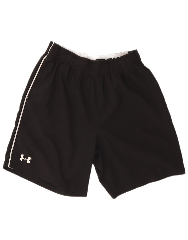Under Armour Pantalón Corto Deportivo Hombre Negro Mediano Poliéster Deportivo