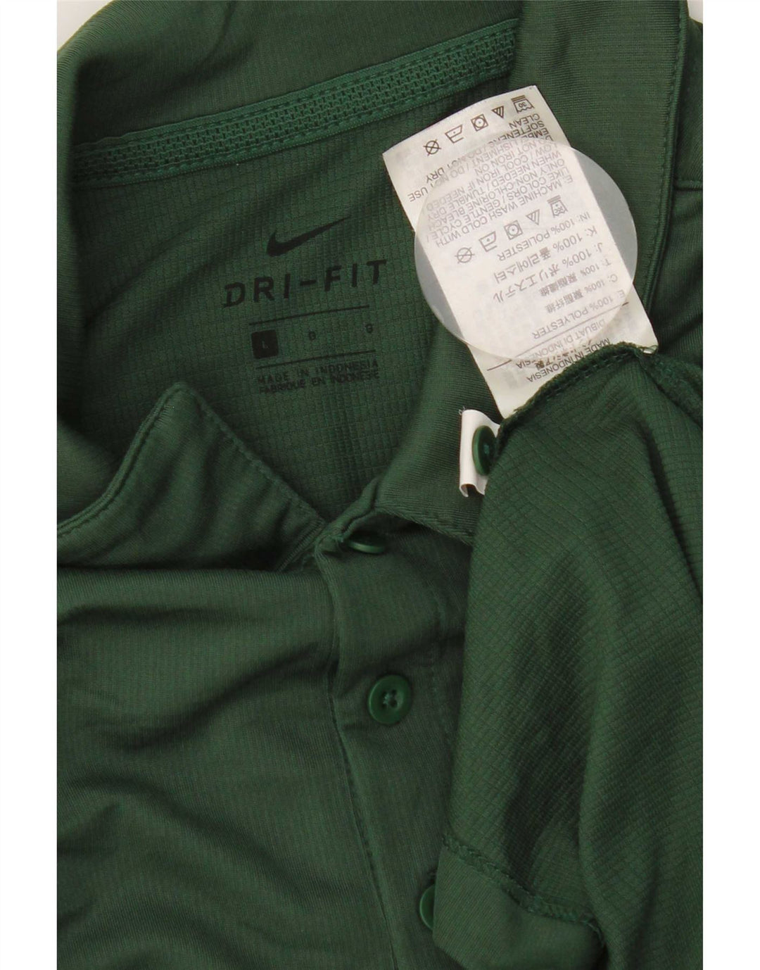 Nike Polo Green Bay Packers para hombre, poliéster grande