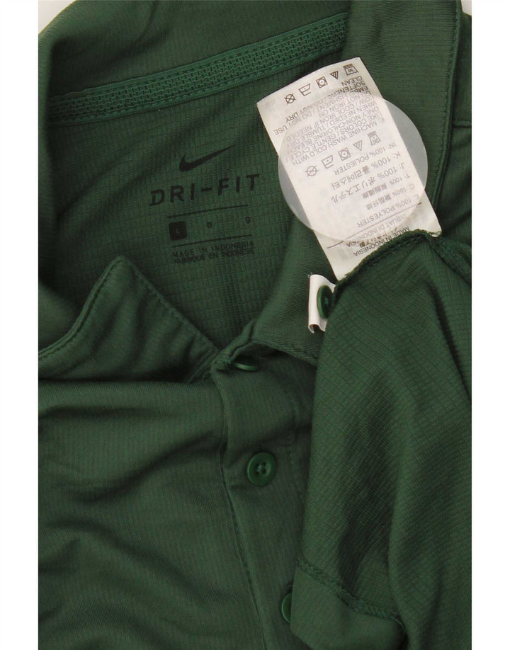 Nike Polo Green Bay Packers para hombre, poliéster grande