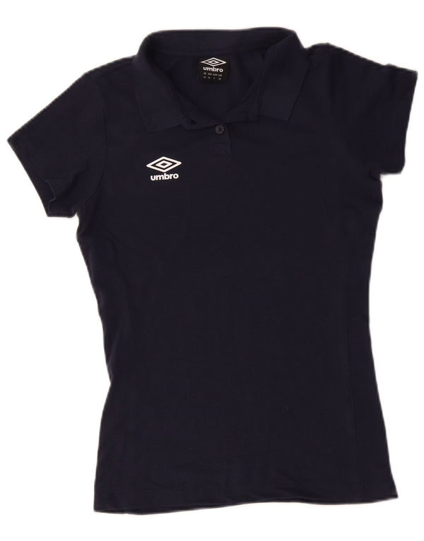 Umbro Polo para mujer UK 6 XS Azul marino Algodón