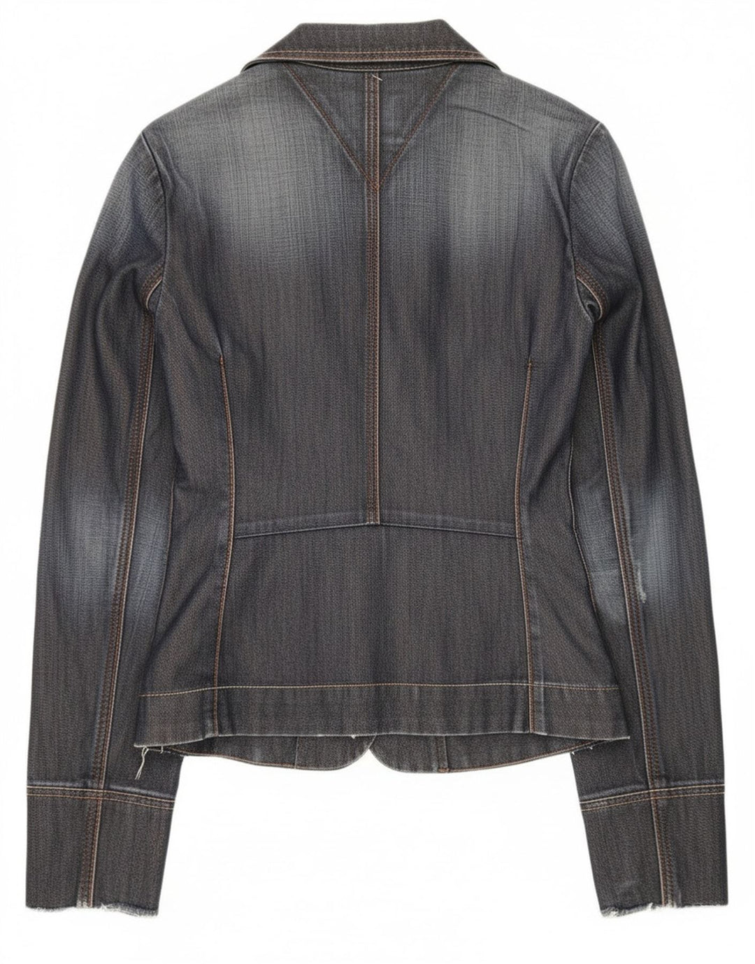 Tommy Hilfiger Chaqueta Blazer Vaquera de 3 Botones para Mujer UK 40 Azul Marino Mediano
