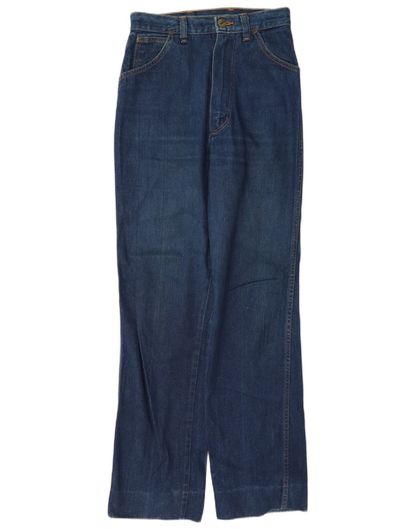 Rustler Jeans sueltos de cintura alta para niños 8-9 años W24 L30 Azul