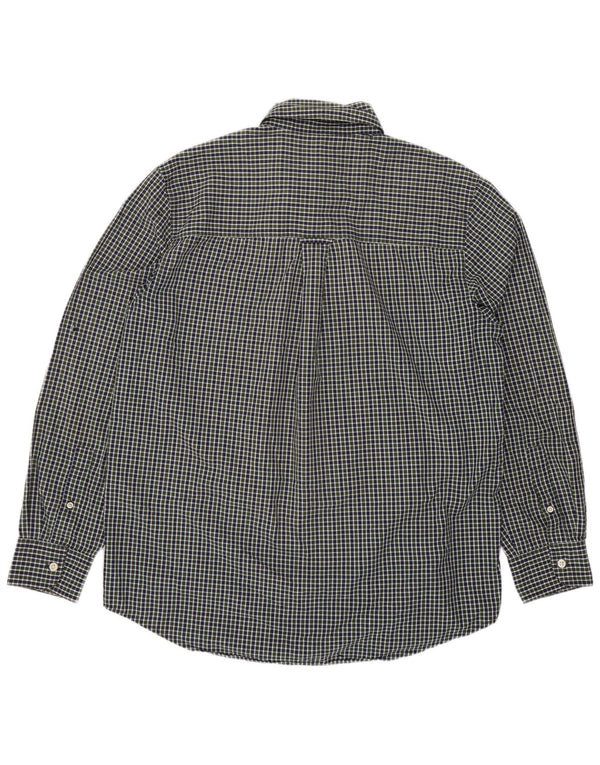 Chaps Camisa de corte clásico para hombre de algodón a cuadros verde medio