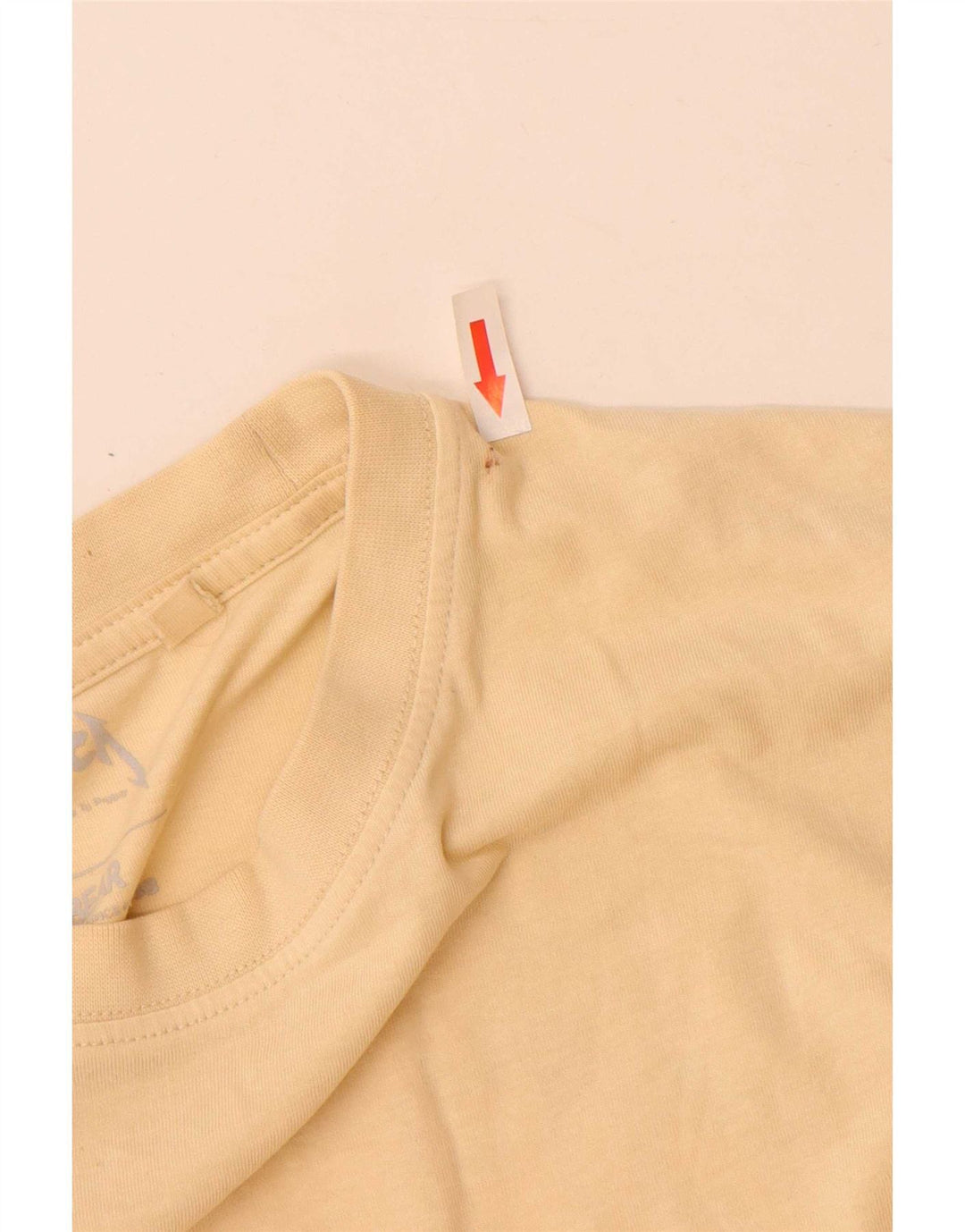 Pull & Bear Hombre Metallica Graphic Camiseta Top Algodón Amarillo Medio