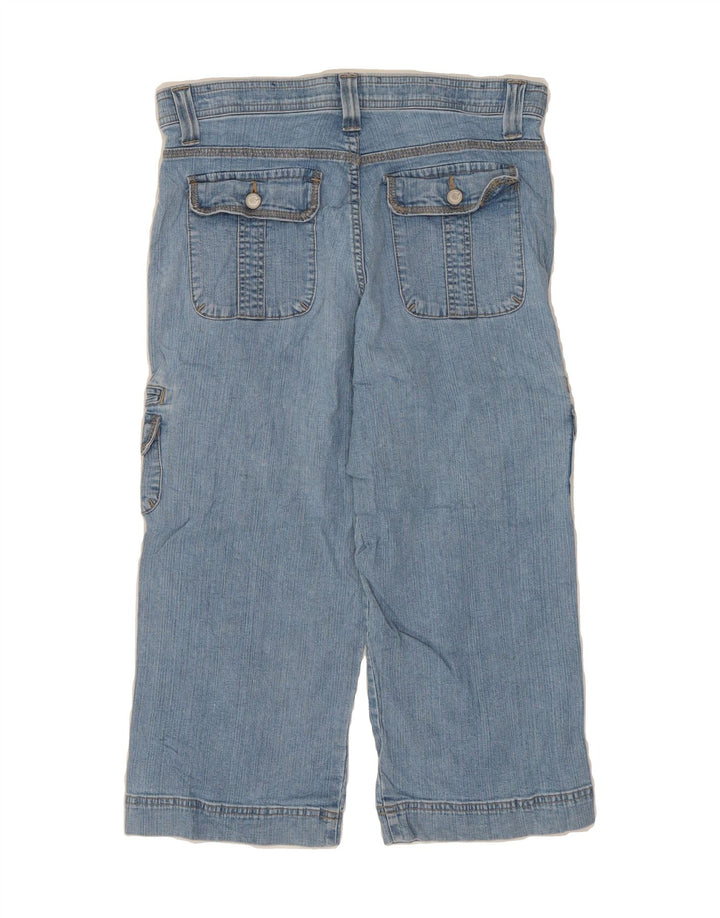 LEE Womens Cargo Capri Jeans US 10 Large W30 L20 Blue Cotton Vintage Lee and Second-Hand Lee from Messina Hembry 