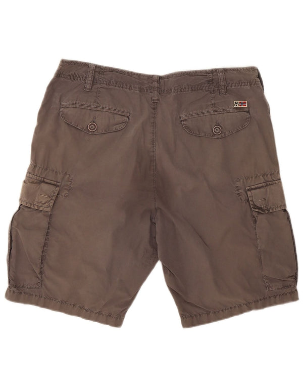 Napapijri Shorts Cargo Hombre W32 Gris Medio