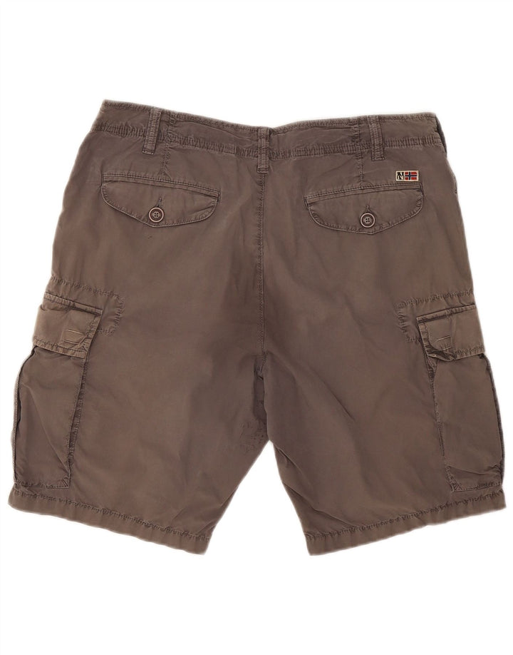 Napapijri Shorts Cargo Hombre W32 Gris Medio